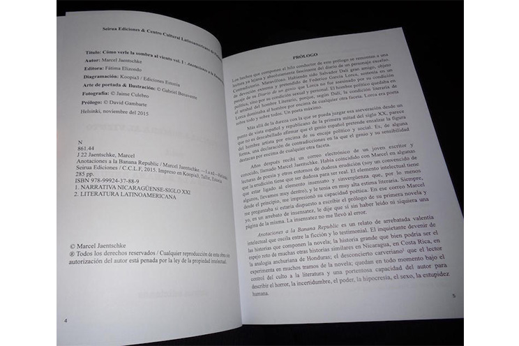 Presentan en Finlandia libro de autor nicaragüense