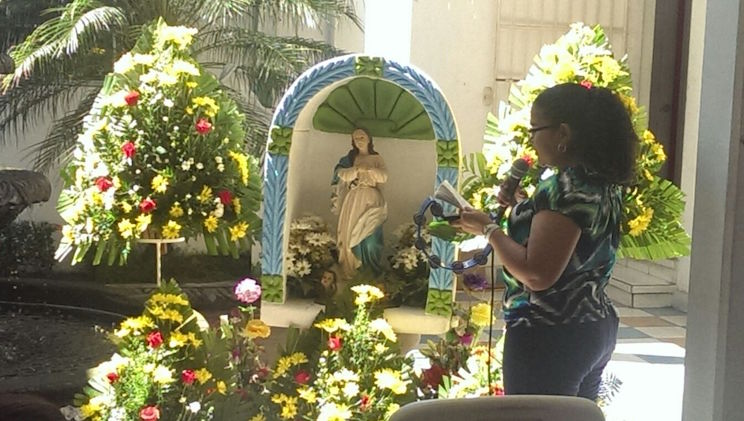 El 19 Digital celebra sexto día de la novena a la Purísima Concepción de María