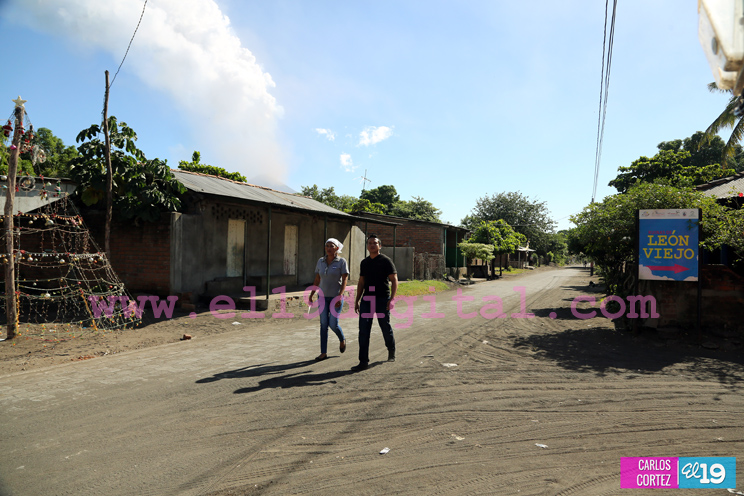 Familias aledañas al volcán Momotombo en calma y confiadas en acompañamiento de Gobierno Sandinista