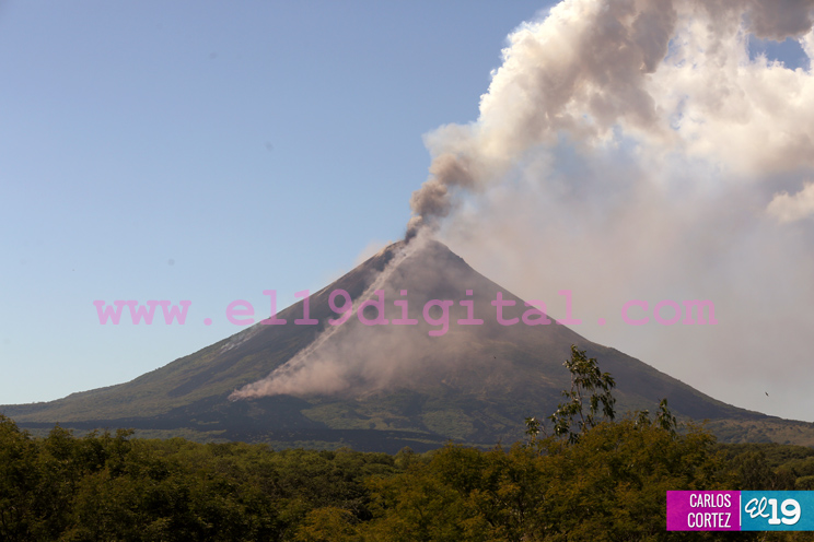 Familias aledañas al volcán Momotombo en calma y confiadas en acompañamiento de Gobierno Sandinista