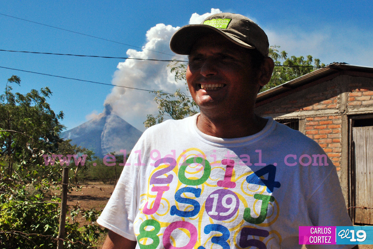 Familias aledañas al volcán Momotombo en calma y confiadas en acompañamiento de Gobierno Sandinista