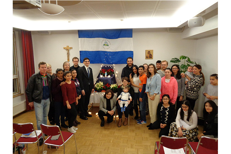 María de Nicaragua es venerada en Kaivopuisto, Finlandia