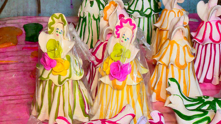 Dulce, churros y melcochas para la tradicional gritería