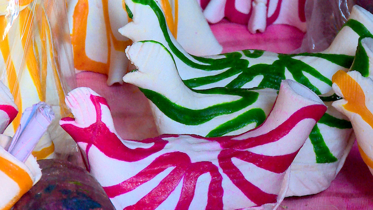 Dulce, churros y melcochas para la tradicional gritería
