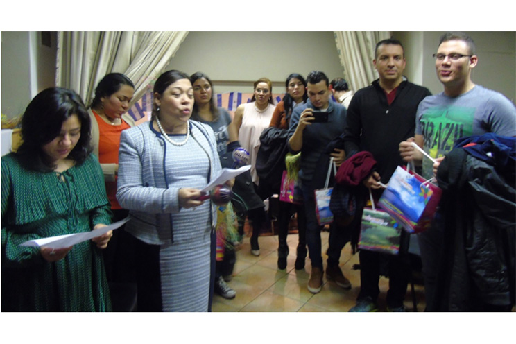 Embajada de Nicaragua en el Reino Unido honra a la Purísima Concepción de María