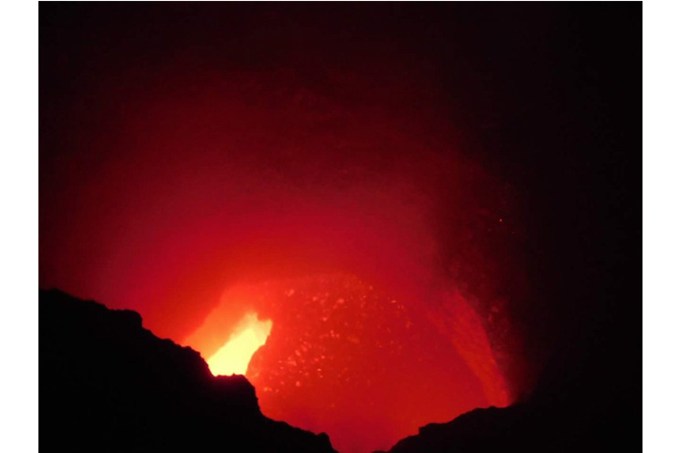 Continúa ascenso de magma en el volcán Masaya