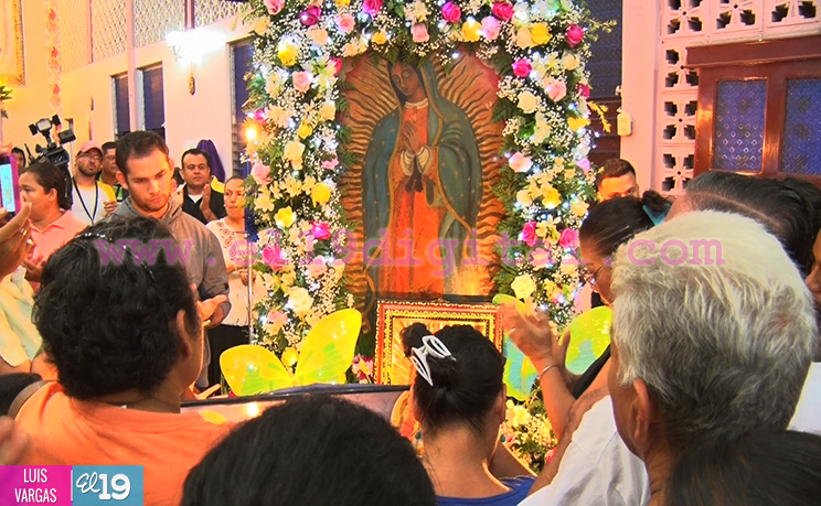 Celebran a la Virgen de Guadalupe en Nicaragua