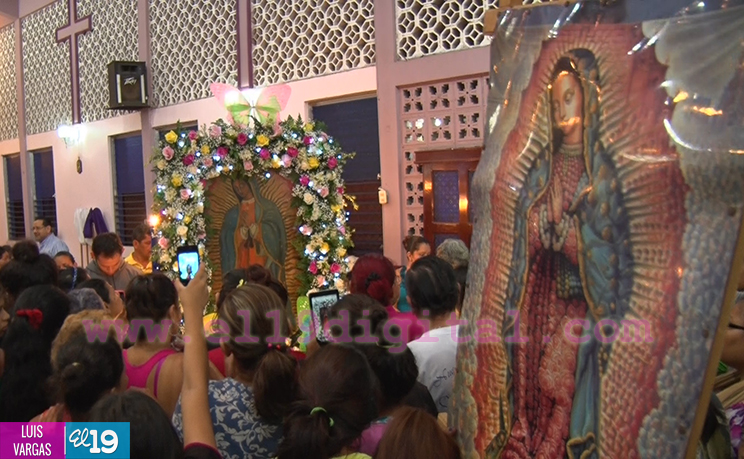 Celebran a la Virgen de Guadalupe en Nicaragua