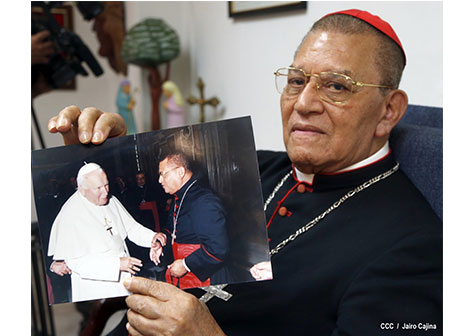 Cardenal Miguel celebra canonización del Papa Juan Pablo II