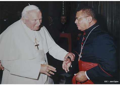 Cardenal Miguel celebra canonización del Papa Juan Pablo II