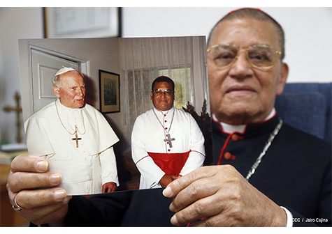 Cardenal Miguel celebra canonización del Papa Juan Pablo II