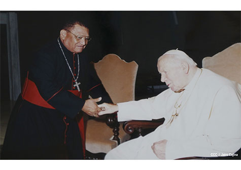 Cardenal Miguel celebra canonización del Papa Juan Pablo II