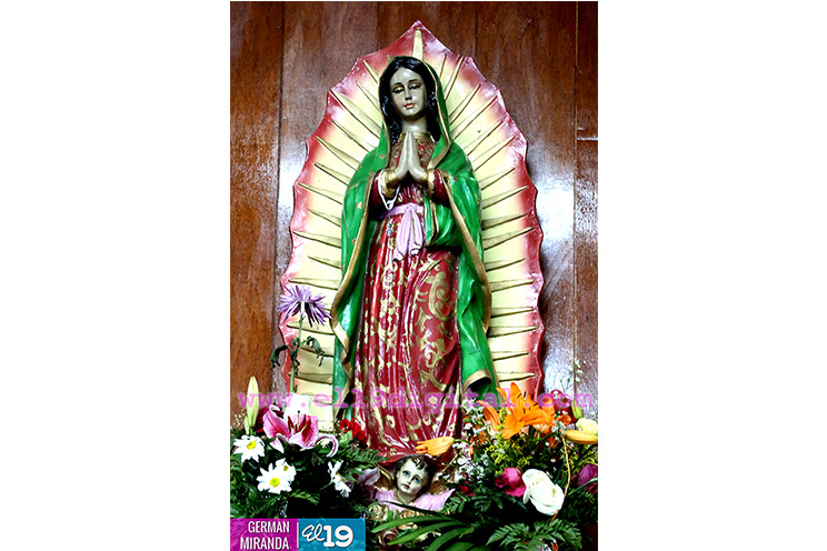 Cardenal Brenes celebra a la Virgen de Guadalupe en comunidad rural de Masaya