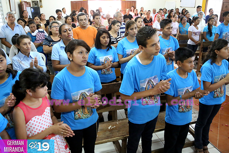 Cardenal Brenes celebra a la Virgen de Guadalupe en comunidad rural de Masaya