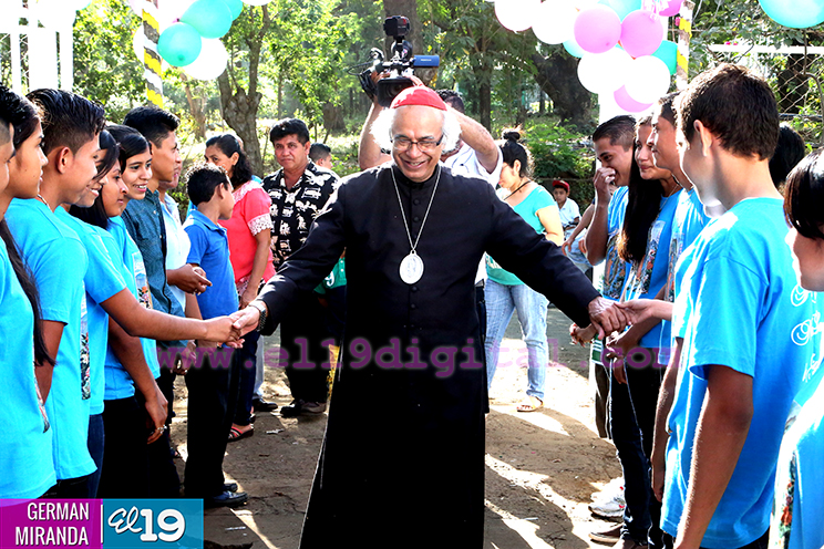 Cardenal Brenes celebra a la Virgen de Guadalupe en comunidad rural de Masaya