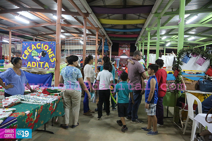 Productos naturales y 100% nicaragüenses despuntan en Feria Navideña de la Economía Familiar