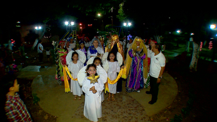 Familias de Masaya celebran alegres y tradicionales pastorelas
