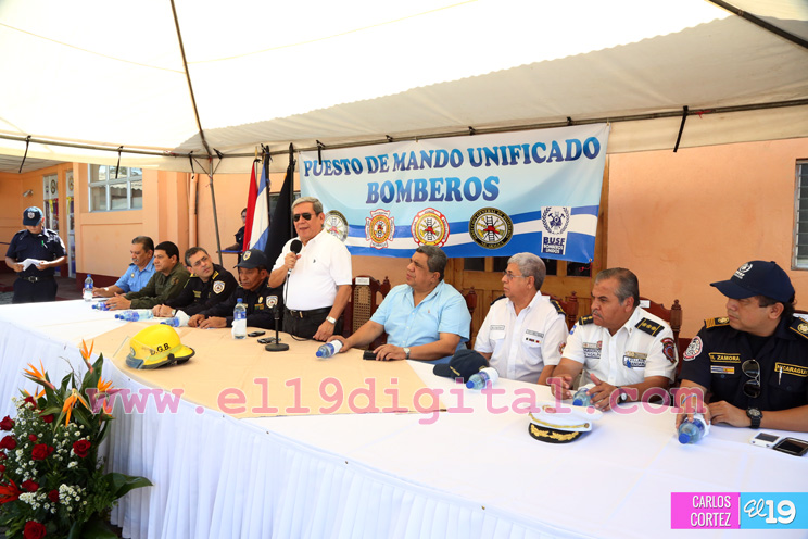 Arranca puesto de mando unificado de bomberos