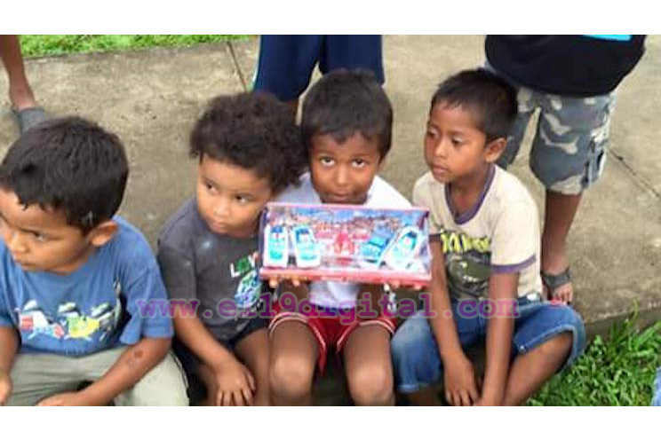 Alegría y felicidad en Bilwi con la entrega de juguetes