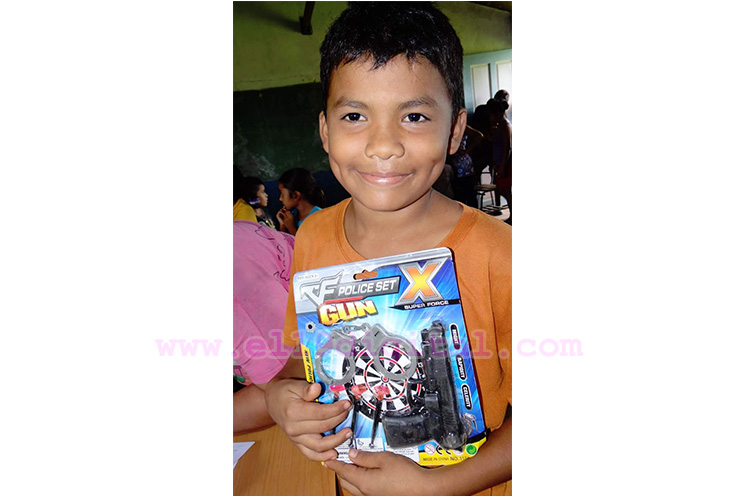 Alegría y felicidad en Bilwi con la entrega de juguetes