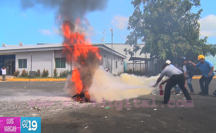 Hospital Alemán Nicaragüense participó activamente del IV Simulacro Nacional Multiamenazas