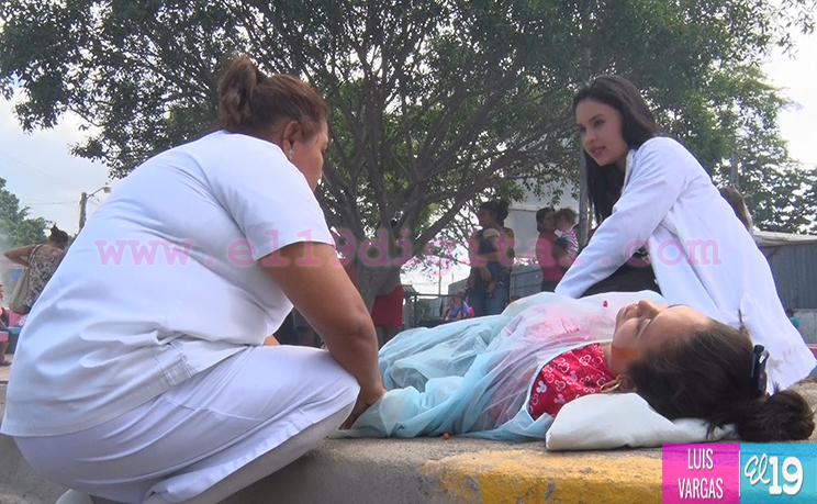 Hospital Alemán Nicaragüense participó activamente del IV Simulacro Nacional Multiamenazas
