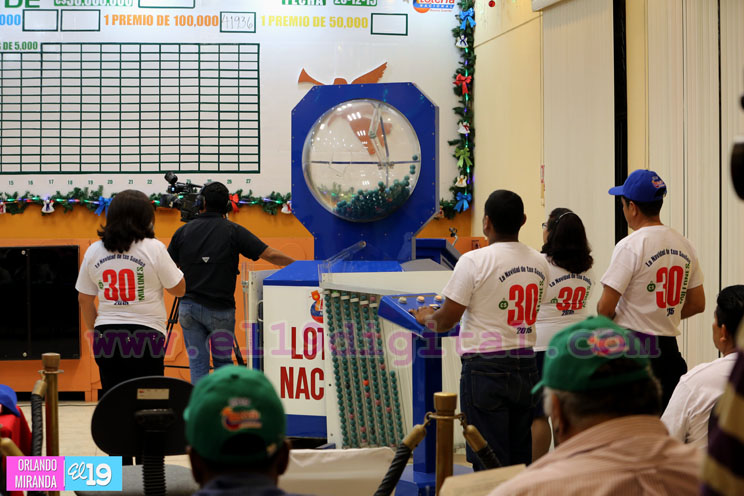 Premio Mayor del sorteo navideño de la Lotería Nacional cae en el número 07090