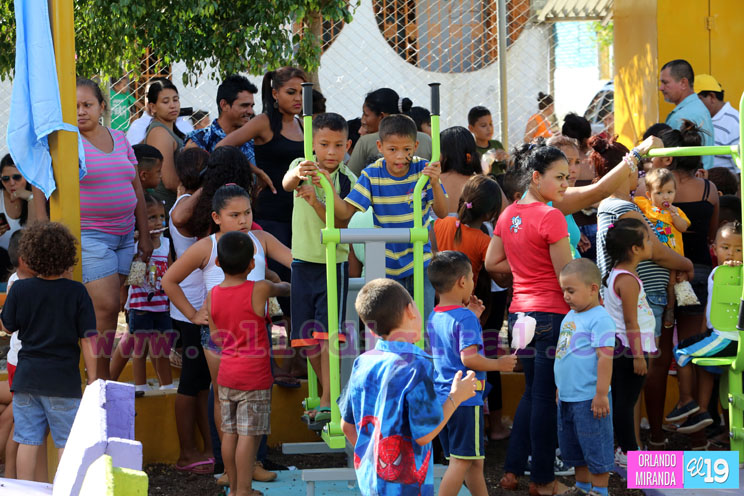 Gobierno Sandinista inaugura rehabilitación de parque René Cisneros