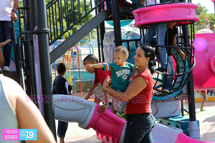 Gobierno Sandinista inaugura rehabilitación de parque René Cisneros