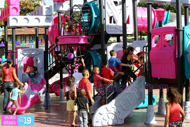 Gobierno Sandinista inaugura rehabilitación de parque René Cisneros