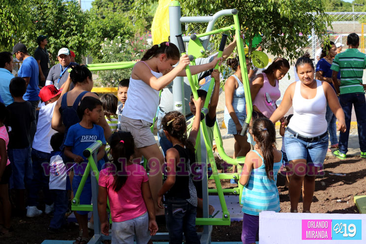 Gobierno Sandinista inaugura rehabilitación de parque René Cisneros