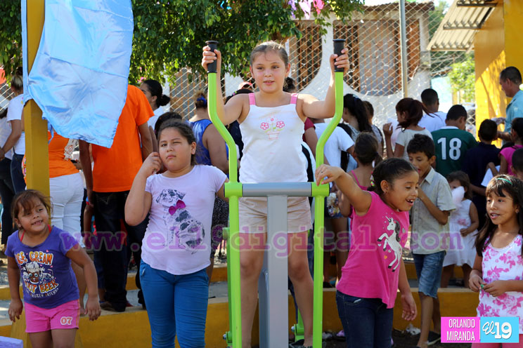 Gobierno Sandinista inaugura rehabilitación de parque René Cisneros