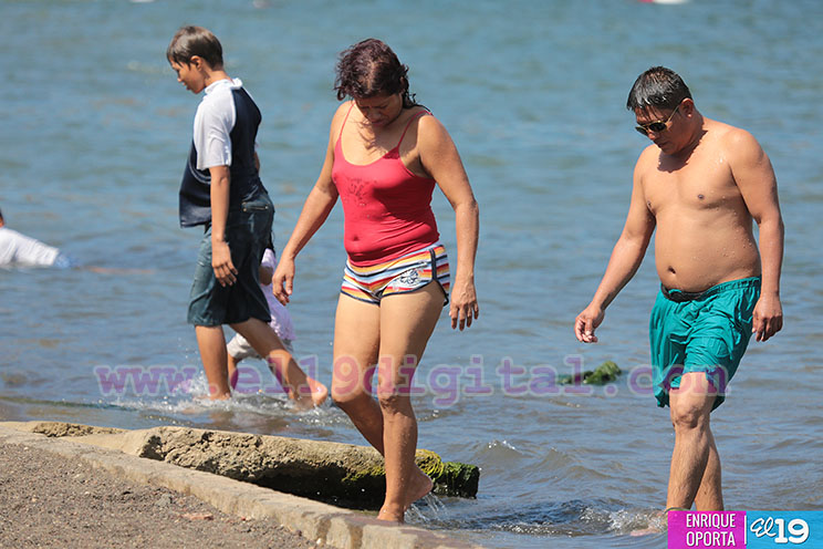 Capitalinos visitan Xiloá durante el fin de semana