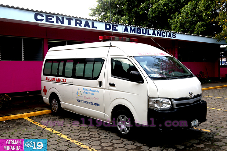Central de Ambulancias de Managua atiende emergencias en últimos días del año