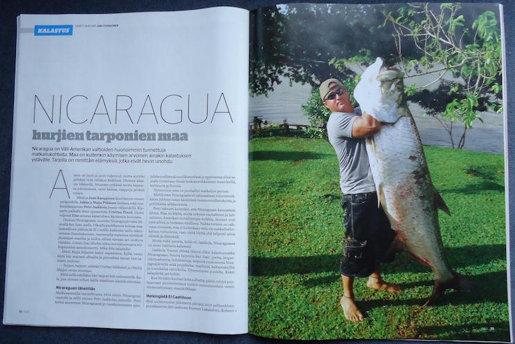 Pesca deportiva en Nicaragua atrae a prensa turística nórdica