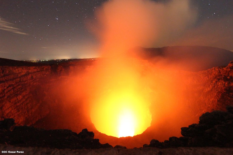 Ineter mantiene vigilancia sobre el volcán Masaya (FOTOS)
