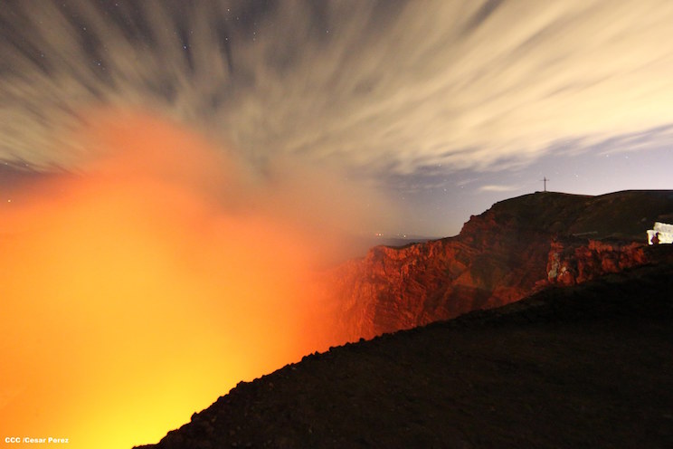 Ineter mantiene vigilancia sobre el volcán Masaya (FOTOS)