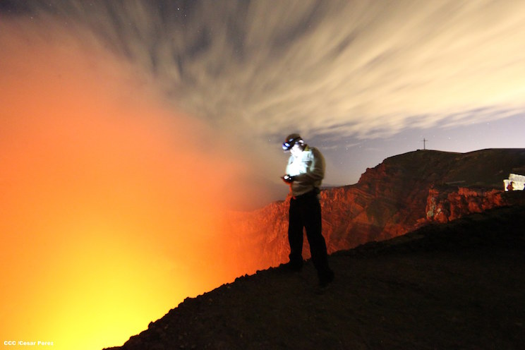 Ineter mantiene vigilancia sobre el volcán Masaya (FOTOS)