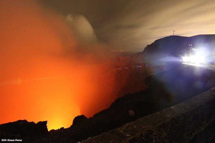 Ineter mantiene vigilancia sobre el volcán Masaya (FOTOS)