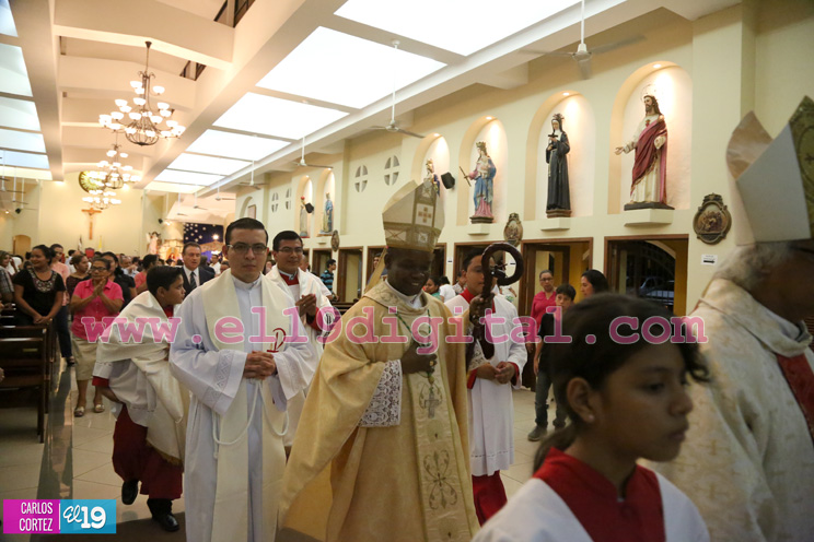 Nuncio celebra sus años de servicio en Nicaragua