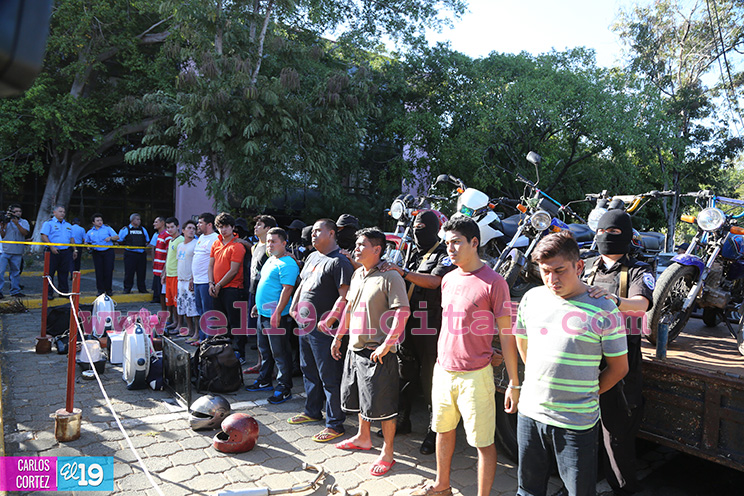 Policía Nacional desarticula a bandas delictivas y sujetos que robaban a bordo de motocicletas