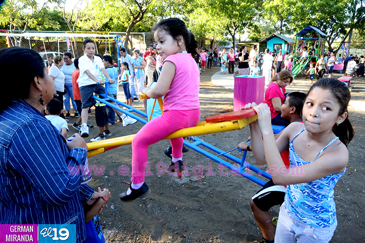 ALMA inaugura obras de remozamiento en parque de Villa Flor Norte
