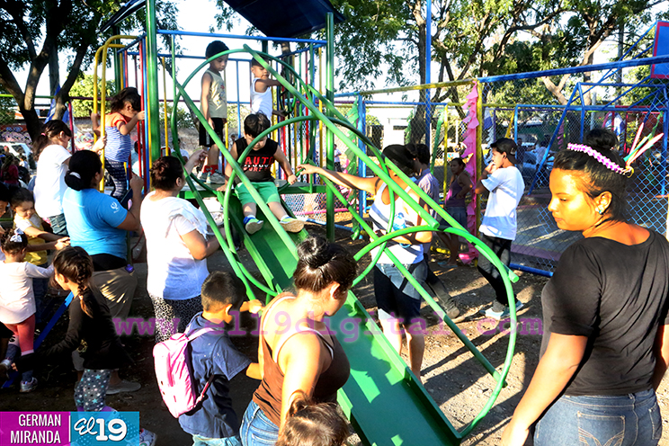 ALMA inaugura obras de remozamiento en parque de Villa Flor Norte