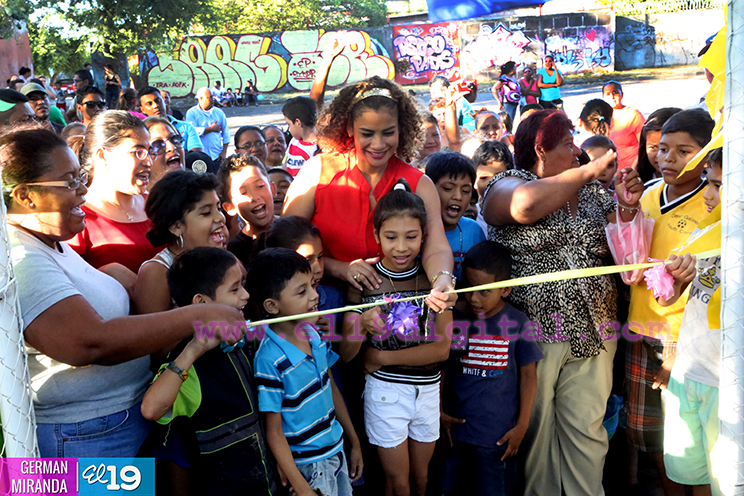 ALMA inaugura obras de remozamiento en parque de Villa Flor Norte