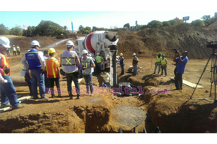 Supervisan avances en la construcción del nuevo Estadio Nacional de Béisbol