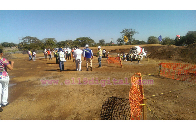 Supervisan avances en la construcción del nuevo Estadio Nacional de Béisbol