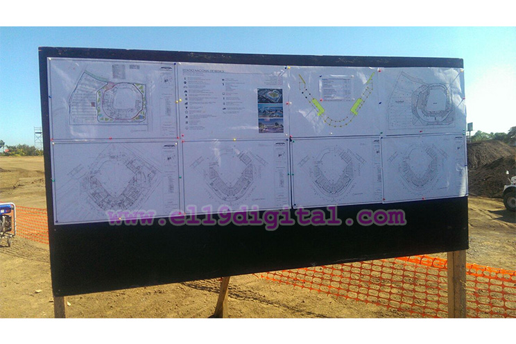 Supervisan avances en la construcción del nuevo Estadio Nacional de Béisbol