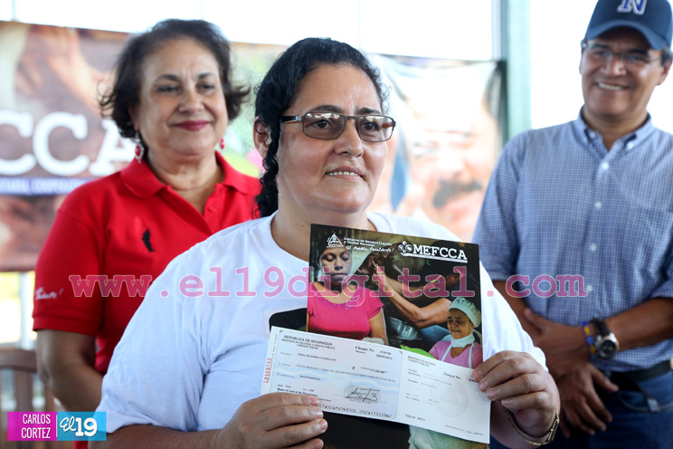 Gobierno Sandinista entrega bonos de capitalización a cooperativas de Matagalpa y Jinotega