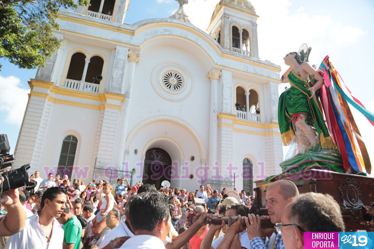Arrancan fiestas patronales de Diriamba
