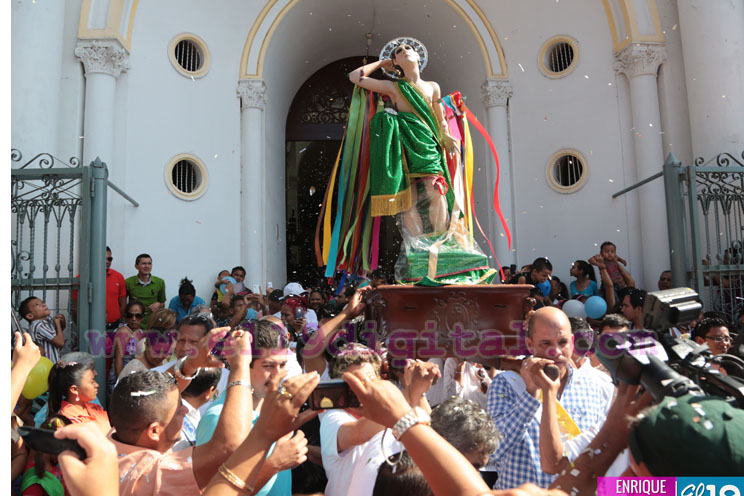 Arrancan fiestas patronales de Diriamba